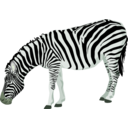 download Zebra clipart image with 90 hue color