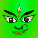 download Goddess Durga clipart image with 90 hue color