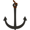 download Anchor clipart image with 0 hue color