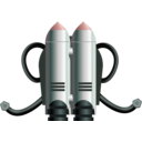 download Individual Jet Pack clipart image with 315 hue color