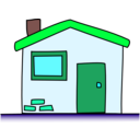 download My House clipart image with 135 hue color