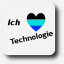 download Ich Liebe Technologie clipart image with 180 hue color