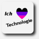 download Ich Liebe Technologie clipart image with 270 hue color