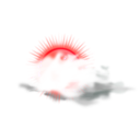 download Weather Icon Cloudy clipart image with 315 hue color