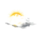 download Weather Icon Cloudy clipart image with 0 hue color