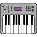 download Synth clipart image with 180 hue color