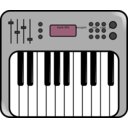 download Synth clipart image with 225 hue color