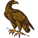 download Golden Eagle clipart image with 0 hue color