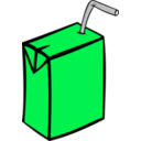 download Juice Box With Straw clipart image with 90 hue color