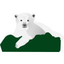 download Knut The Polar Bear clipart image with 90 hue color