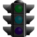 download Traffic Lights Turned Off clipart image with 135 hue color