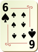 Ornamental Deck 6 Of Spades