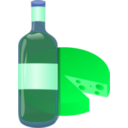 download Wine And Cheese clipart image with 90 hue color