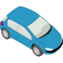 download Peugeot 206 Blue clipart image with 315 hue color