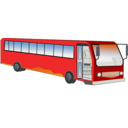 download Bus clipart image with 0 hue color