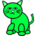 download Cat clipart image with 90 hue color