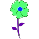 download Flower Flor clipart image with 180 hue color