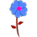 download Flower Flor clipart image with 270 hue color