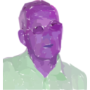 download Grandpa clipart image with 270 hue color