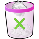download Trash Bins clipart image with 90 hue color