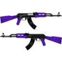 download Ak 47 Rifle clipart image with 225 hue color