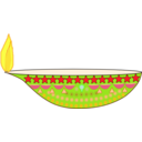 download Diwali Lamp clipart image with 0 hue color