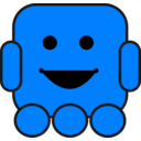 download Friendly Robot clipart image with 90 hue color
