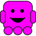 download Friendly Robot clipart image with 180 hue color