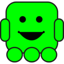 download Friendly Robot clipart image with 0 hue color