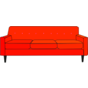 download Purple Sofa clipart image with 90 hue color