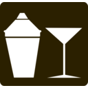 download Cocktail Icon Martini Icon clipart image with 45 hue color