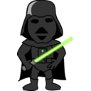 download Comic Characters Darth clipart image with 90 hue color