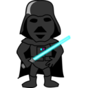 download Comic Characters Darth clipart image with 180 hue color