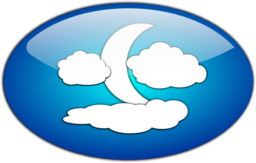 Moon PNG Moon Clipart Moon Clouds Digital Download 