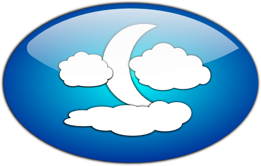 Clouds And The Moon