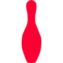 download Bowling Pin Orange clipart image with 315 hue color