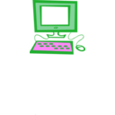 download Simple Computer clipart image with 270 hue color