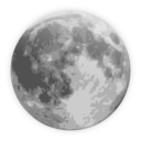 download Weather Icon Full Moon clipart image with 90 hue color