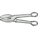 download Metal Shears clipart image with 270 hue color