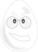 Egg Wear Glasses