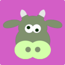 download Cow For Linus clipart image with 90 hue color