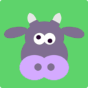 download Cow For Linus clipart image with 270 hue color