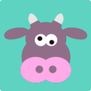 download Cow For Linus clipart image with 315 hue color