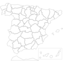 download Spain Provinces clipart image with 0 hue color