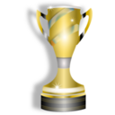 download Trophy clipart image with 0 hue color