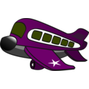 download Funny Military Airplane clipart image with 225 hue color