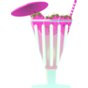 download Strawberry Punch clipart image with 315 hue color
