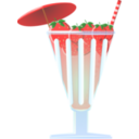 download Strawberry Punch clipart image with 0 hue color