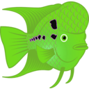 download Flowerhorn Fish 2 clipart image with 90 hue color