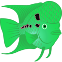 download Flowerhorn Fish 2 clipart image with 135 hue color